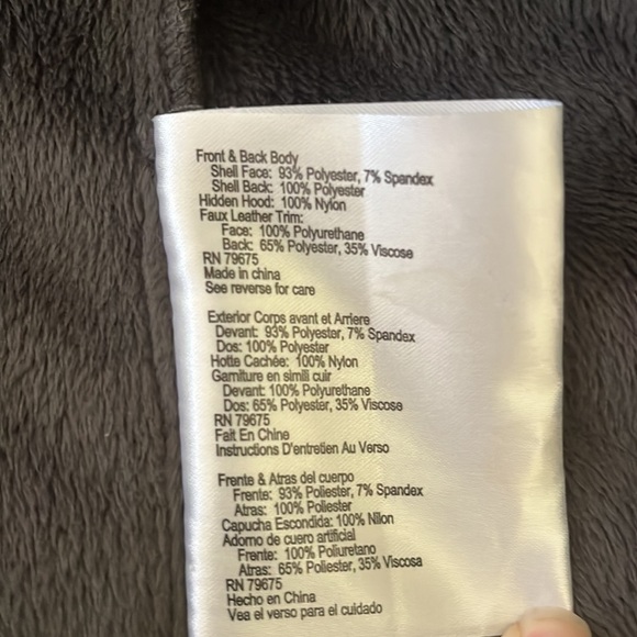 Michael Kors Water Resistant Belted Utility Jacket Grey - Picture 9 of 10